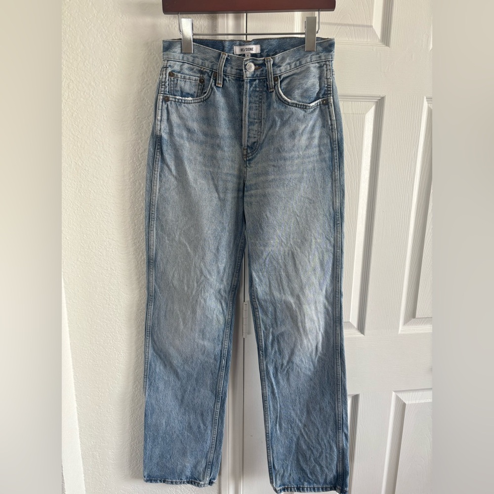 Re/done 90s High-Rise Loose Jeans in 60s Fade‎ Size 25